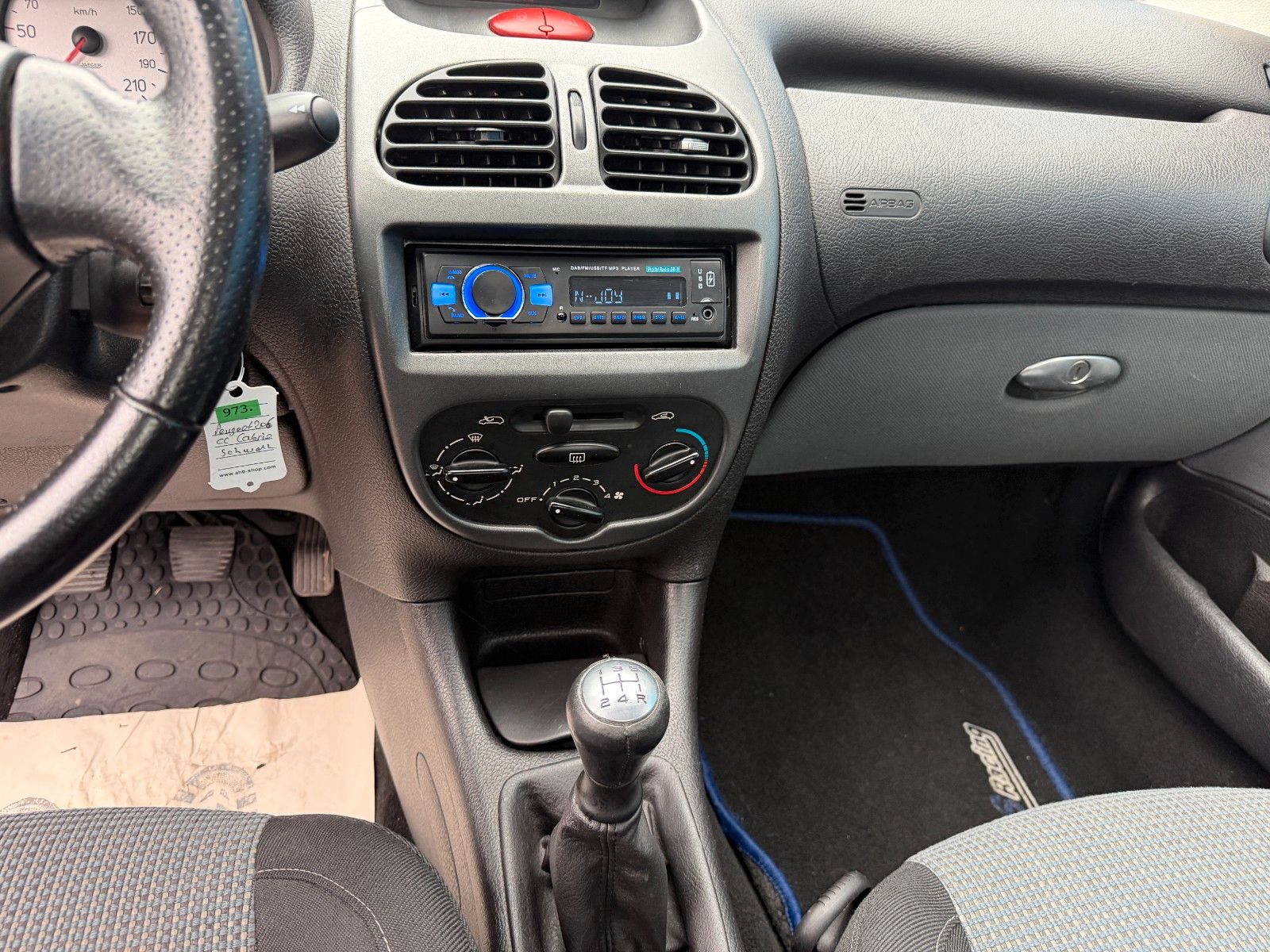 Fahrzeugabbildung Peugeot 206 Cabriolet CC Filou**HU&AU Neu**